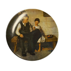 Pre-owned Norman Rockwell Decorative Plate Knowles Home Decor Collectible